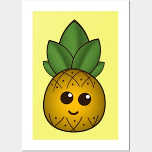 Cute Pineapple Posters and Art